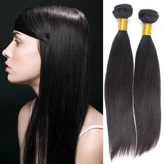 Braziliaanse steile haar-weave (12 inch)