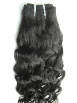 Braziliaanse Natuurlijk Golvende haar-weave (18 inch)
