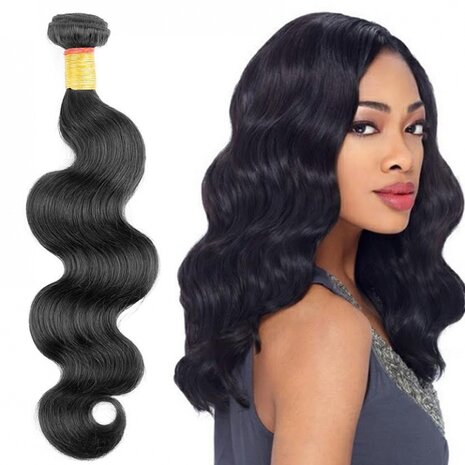 Braziliaanse golvende haar-weave (18 inch)